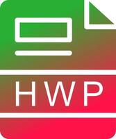 HWP Creative Icon Design vector