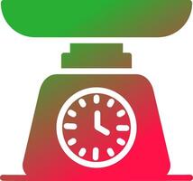 Weighing Machine Creative Icon Design vector