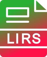 LIRS Creative Icon Design vector