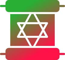 Scroll torah Creative Icon Design vector