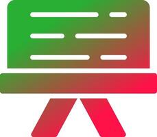 Blackboard Creative Icon Design vector
