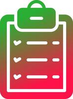 Glyph Gradient Design vector
