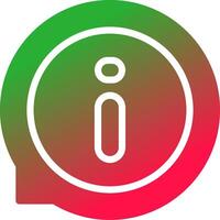 Glyph Gradient Design vector