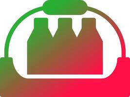 Bottle shelf Creative Icon Design vector