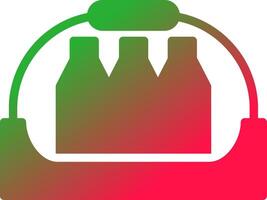 Bottle shelf Creative Icon Design vector