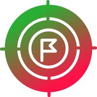 Glyph Gradient Design vector