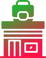 Glyph Gradient Design vector