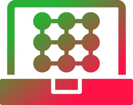 Pattern Recognition Creative Icon Design vector