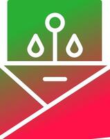 Glyph Gradient Design vector