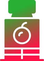 Orange Juice Creative Icon Design vector