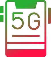 5G Creative Icon Design vector