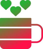 Love Tea Creative Icon Design vector
