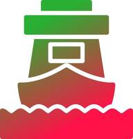 Ship Creative Icon Design vector