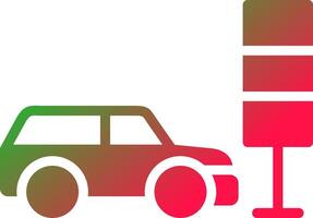 Taxi Signal Creative Icon Design vector