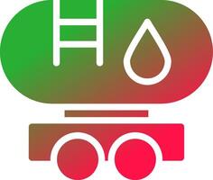 Tanker Truck Creative Icon Design vector