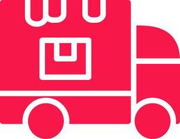 Delivery Truck Creative Icon Design vector