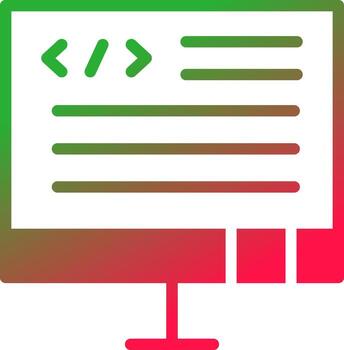 diseño de icono creativo de código vector