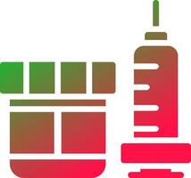 Vaccine Creative Icon Design vector