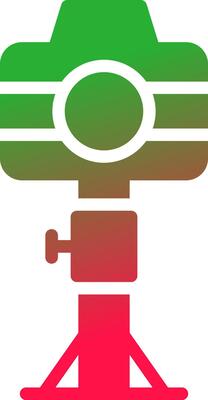 Camera Stand Creative Icon Design