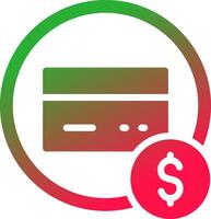 Credit Card Creative Icon Design vector