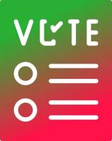 Ballot Creative Icon Design vector