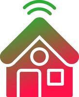 Smart Home Creative Icon Design vector