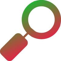 Magnifying Glass Creative Icon Design vector