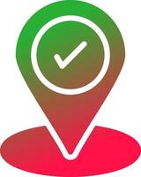 Correct Creative Icon Design vector
