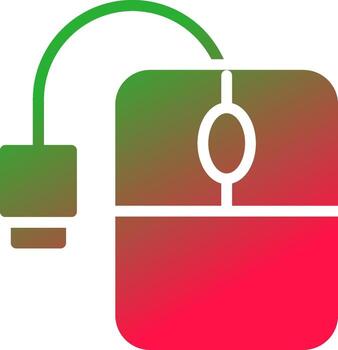 computadora ratón creativo icono diseño vector