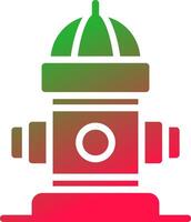 Fire Hydrant Creative Icon Design vector