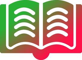 diseño de icono creativo de libro abierto vector