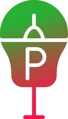 Parking Meter Creative Icon Design