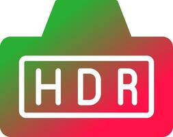 Hdr Creative Icon Design vector