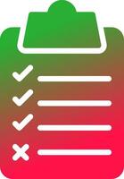 Checklist Creative Icon Design vector