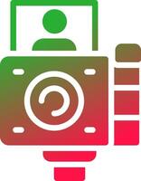 Vlogger Creative Icon Design vector