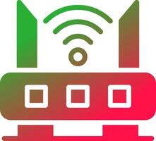 Router Creative Icon Design vector