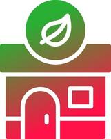 Eco House Creative Icon Design vector