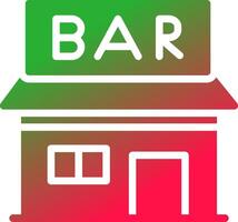 Bar Creative Icon Design vector