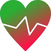 Heart Rate Creative Icon Design vector