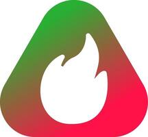 Flame Creative Icon Design vector