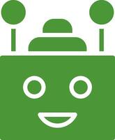 Chatbot Creative Icon Design vector