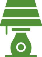 Table Lamp Creative Icon Design vector