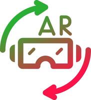 Vr Glasses Creative Icon Design vector