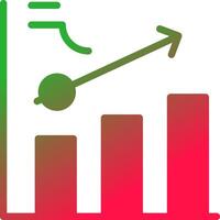 Clustered Bar Creative Icon Design vector