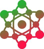 Atom Creative Icon Design vector