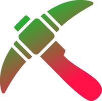 Pickaxe Creative Icon Design vector