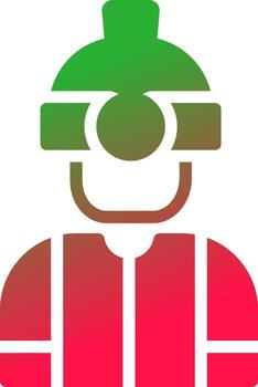 Worker Creative Icon Design vector