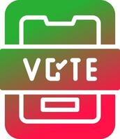 Vote Creative Icon Design vector