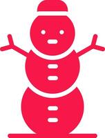 Snowman Creative Icon Design vector