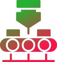 Conveyor Belt Creative Icon Design vector